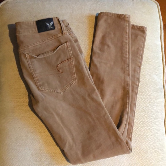American Eagle Camel Color Jeans 